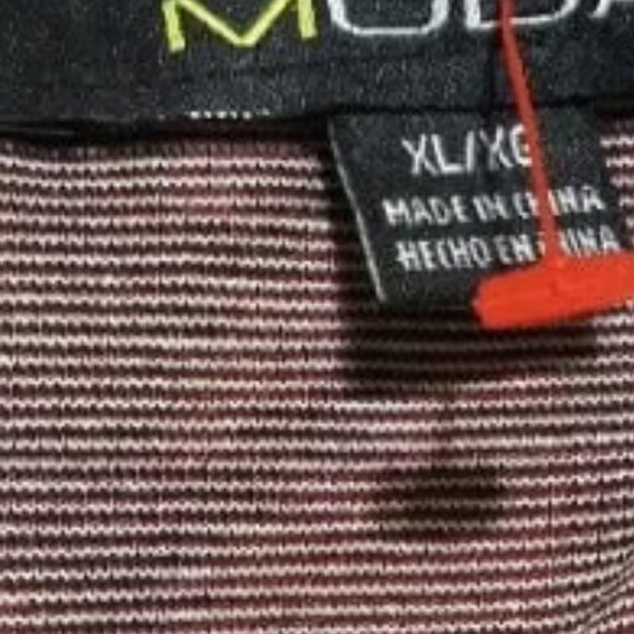 NEW Vero Moda Women's Black, Red & White V-Neck Mini Skirt Tank Top Dress Sz XL - Picture 4 of 6